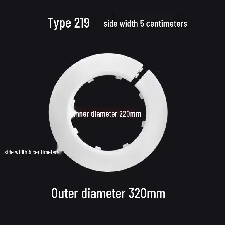 Decorative Pipe Cover Ring for Air Conditioning and Heating Valves