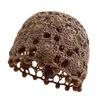 Spitzen-Baskenmütze Blumen Strickmütze Atmungsaktive Strickmütze für Damen