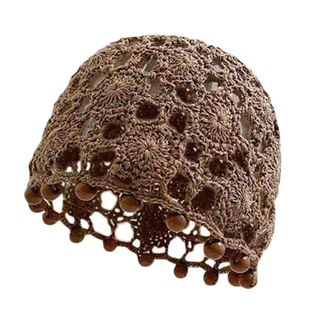 

Кружевная вязаная шапка с цветами Skullies Hat Дышащий берет для женщин