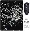 Nail Art Jewelry Mini Small Rice Grains Metal Rivets Nail Art Hollow Nest Nails Star And Moon Jewelry 1000 Pieces