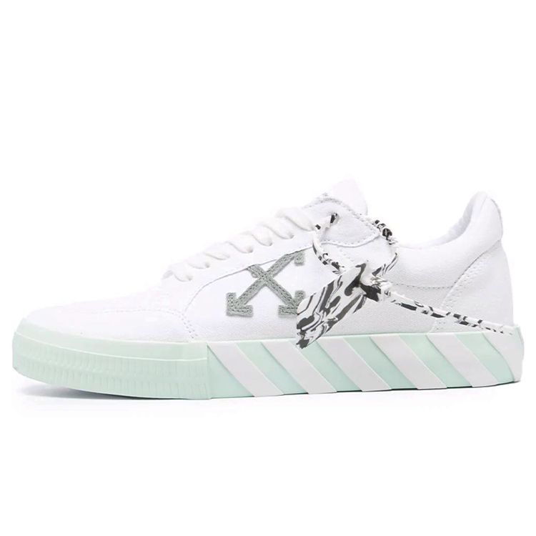 

Off-White Vulc Sneaker White Mint Men Sneakers OMIA085F21FAB0010151 45