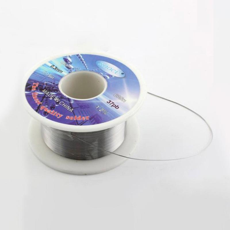 Linha de Estanho de Alta Pureza 0,3mm Fio Solda Ingest Flux Carretel Linha de Solda Chumbo Núcleo de Breu Fio de Estanho Para Reparo Baixo Ponto de Fusão