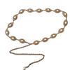 Treasure New Metal Hollow Pearl Decorative Waist Chain for Girls Sweet Waist Chain