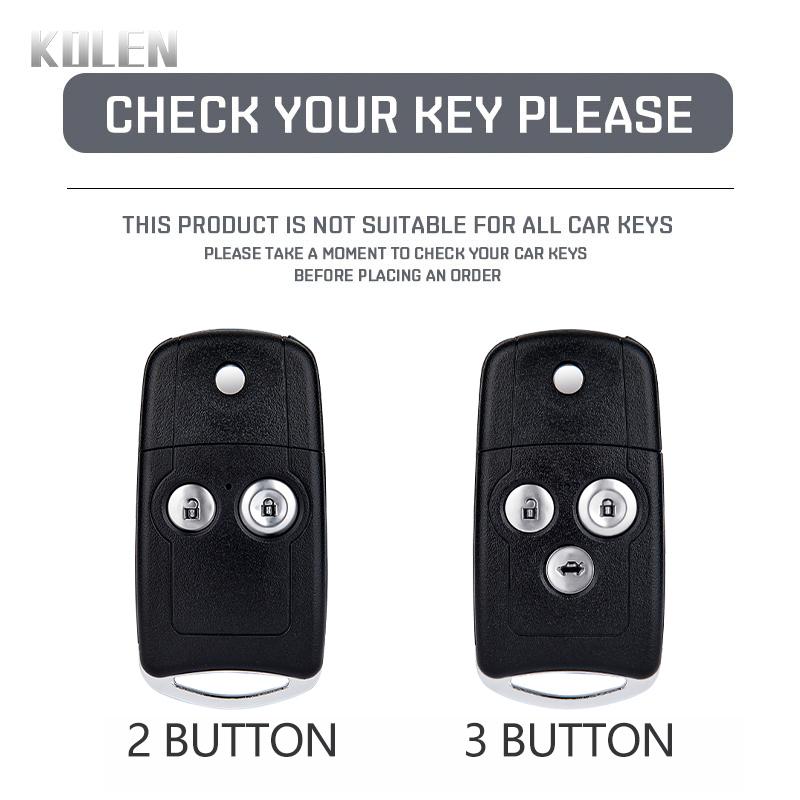 New TPU Car Flip Key Case Cover Shell For Honda Civic Fit Accord CRV HRV Jazz Odyssey For Acura TL TSX ZDX RSX CRZ 2 3 Buttons