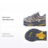 Li Ning CF Su Yi Jie 2 Chaussures de Randonnée Unisexe à Tige Basse Amortissantes Réfléchissantes à Rebond pour Sports d'Extérieur Gris AHTV039-1