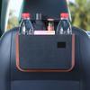 New Foldable Car Storage Organizer Waterproof Seat Back Hanging Trash With Small Table Convenient Auto Storage Bag