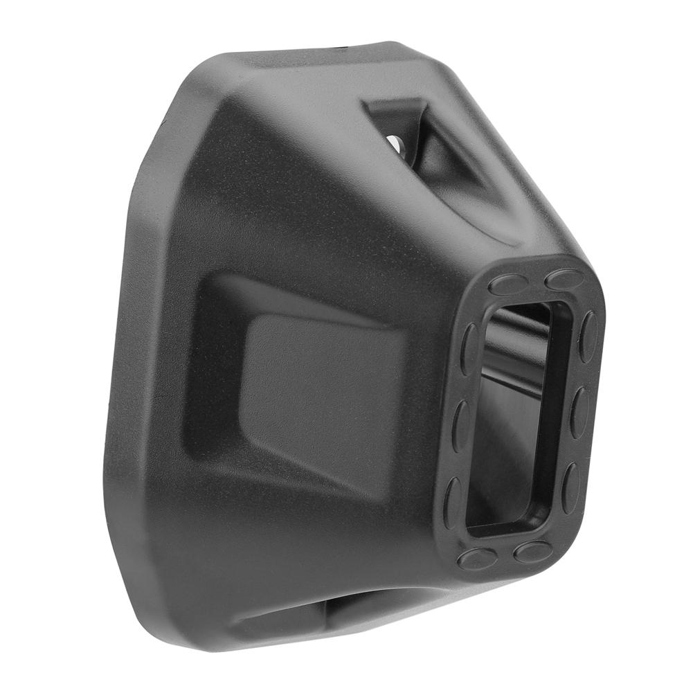 Cubierta de la punta del silenciador de la motocicleta, adorno de punta de escape de fibra de carbono negro brillante, accesorios para Honda Click 125 150