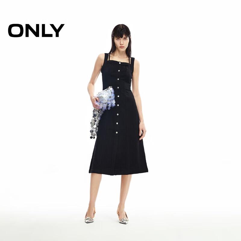 

ONLY Women s Gradient Denim Strap Midi Dress XS