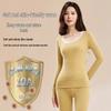 Women's Lace Trim Warm Long Johns Set - Antibacterial Thickened Autumn/Winter Base Layer