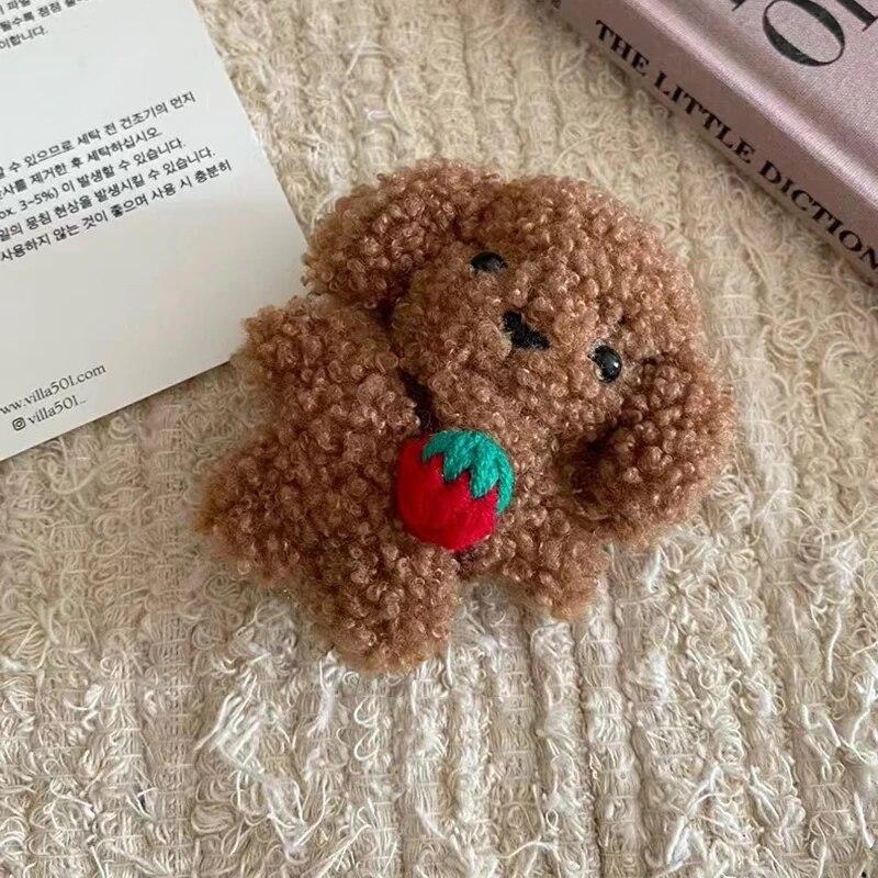 

Милая кукла из искусственного меха, заколки для волос в виде кролика, винтажные плюшевые заколки для волос, заколки в виде краба, боковые зажимы, головные уборы для женщин, детские аксессуары для волос