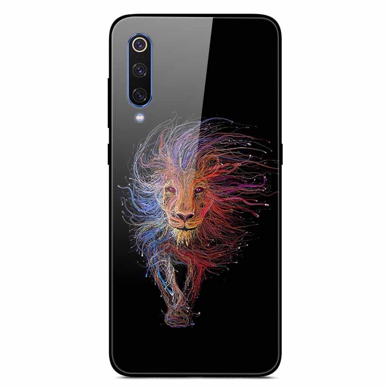 For Xiaomi Mi A3 Cases Luxury Tempered Glass Space Phone Covers for Xiaomi MI 9 Lite Case 9lite MiA3 Hard Back Shell Protective
