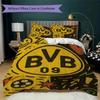 Dortmund Pattern Bedding uilt Set uilt Cover Pillowcase Home Decoration Birthday Gift (1 * duvet cover + 2 * pillowcase  without core)29