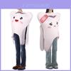 Unisex Halloween Teeth Cosplay Costume Perfect For Parties And Stage Performances