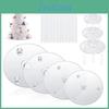 Stacking Transparent Cake 1 Set Supports Food Grade Reusable 4 Cake Separator Plates 12 Cake