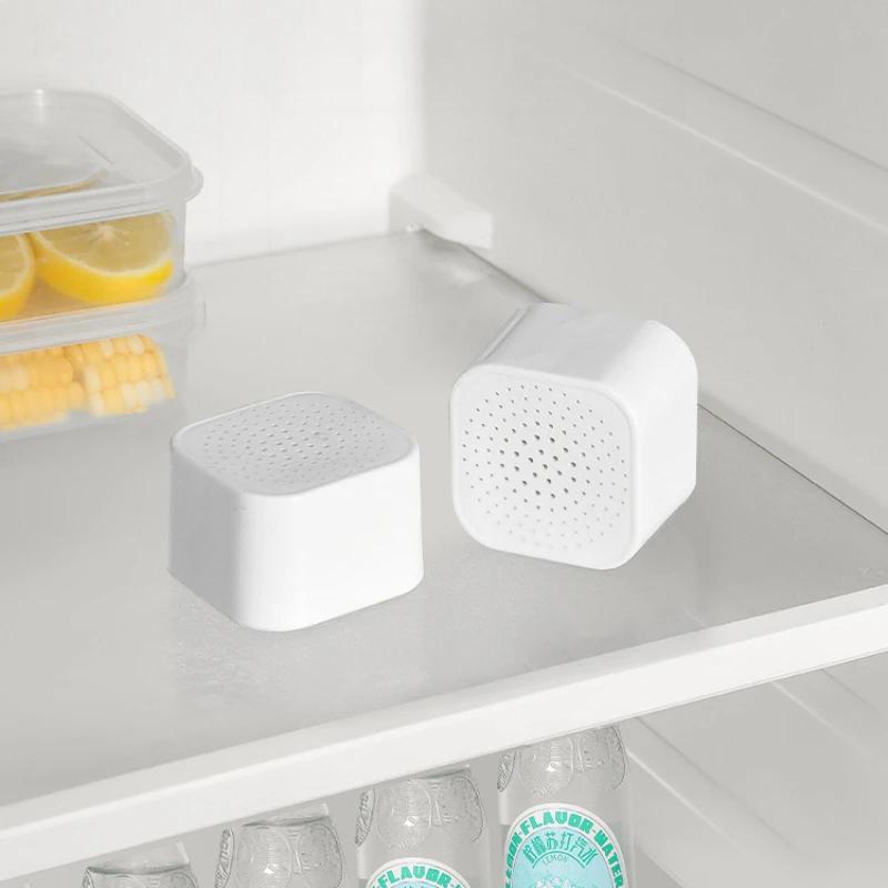 6Pcs Japanese Style Activated Carbon Deodorizer Sticker Adhesive Box for Refrigerator Wardrobe Cabinet