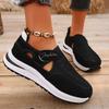 Fashion Women Casual Shoes New Breathable Platform Sneaker Woman 2025 Spring Hollow Out Thick Sole Running Shoes Woman Non Slip Sneakers
