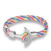 European and American Trends, Boat Anchors, Men's Aircraft Bracelets, Polyester Rope Jewelry