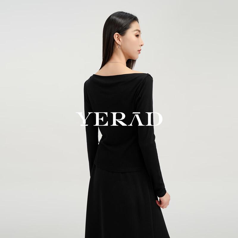 YERAD Lyocell Wool Convertible Knit Top