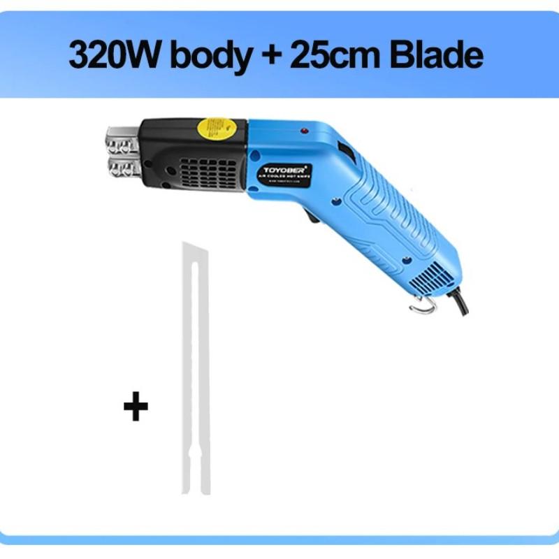 Electric Air Cool Hot Knife Foam Cutter Tool Machine Portable Slotting Groove Styrofoam Polystyrene Fabric Rope Cutter