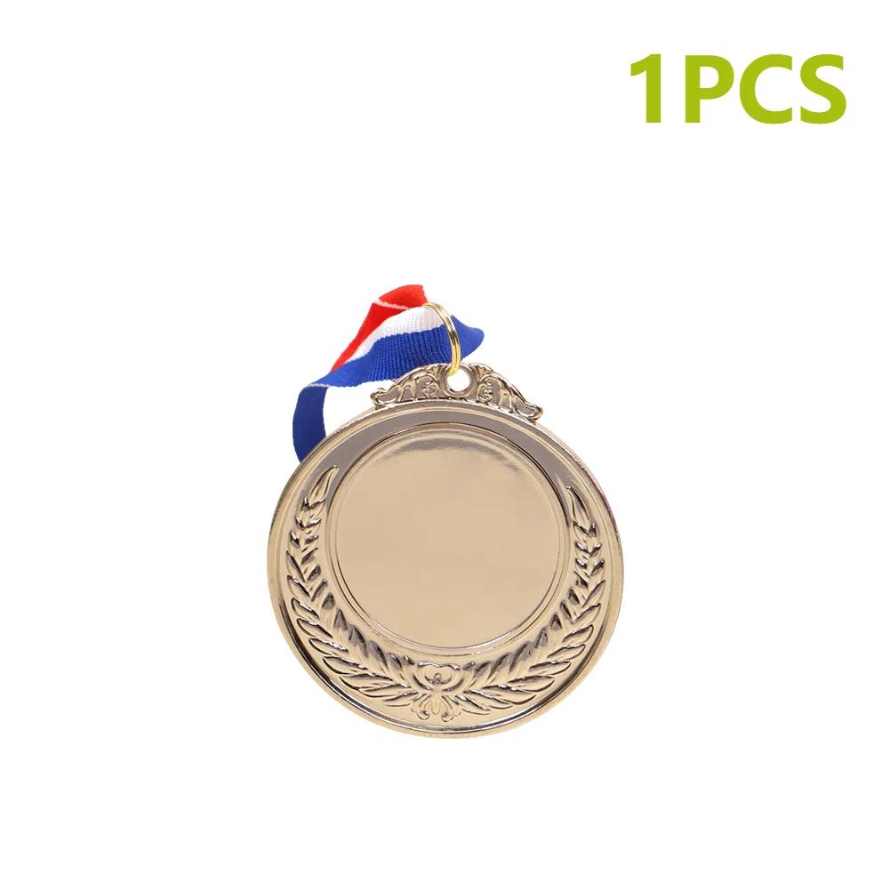 5.2cm Altın/Gümüş/Bronz Madalya Ödül Madalyaları Boyun Kurdelesi ile Spor Ödülleri Metal Kazanan Madalyaları Yarışmalar Parti Yarışı için