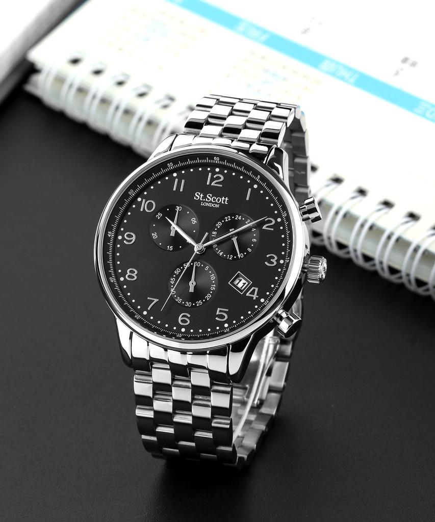 Seinteuseukoteuleondeon 4 Types Of Metal Chronograph Watches / St5109M