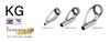 Fuji T2-KGTT Size 5.5F-2.2 Rod Top Guide Torzite Ti Frame x 1 (9703)