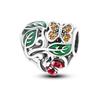 925 Sterling Silver Růžová Modrá Butterfly Dragonfly Charms Korálky pro ženy Vhodné originální náramek Diy šperky značkovací dívka