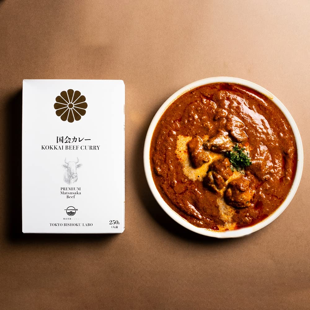 

Tokyo Gourmet Labo Premium Matsusaka Beef Curry, Akanedo, 250g (White), No Artificial Seasonings