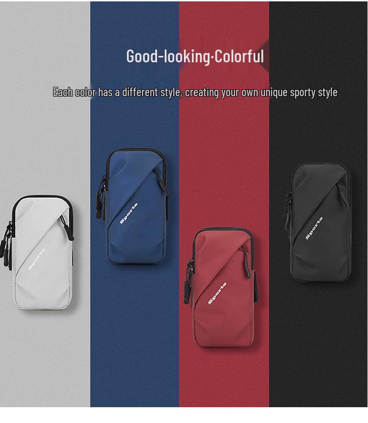 Waterproof Universal Running Phone Armband: Men's & Women's Sports Wrist Sleeve