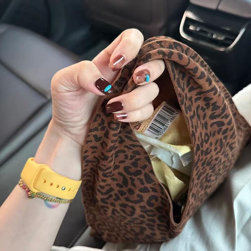 Yogodlns Women Vintage Soft PU Leather Bag Casual Hobos Tote Handbag Ladies Suede Shoulder Bag New Designer Messenger Bag(No Pendant)