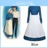 Costume de cosplay de Sophie du Château Ambulant : robe magnifique à manches longues