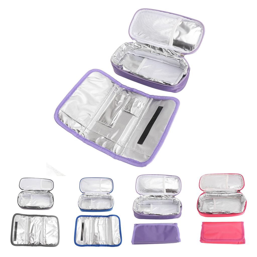 Insulin Kjøleveske Oxford Stoff Bærbar Håndholdt Design Diabetiker Medisinvæske for Reise