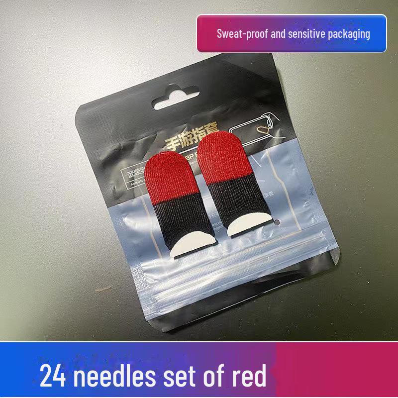 

Игровые перчатки из серебристого углеродно-медного волокна — чувствительные, дышащие, идеально подходят для киберспорта 24-needle magic finger sleeve 1 pair багровый