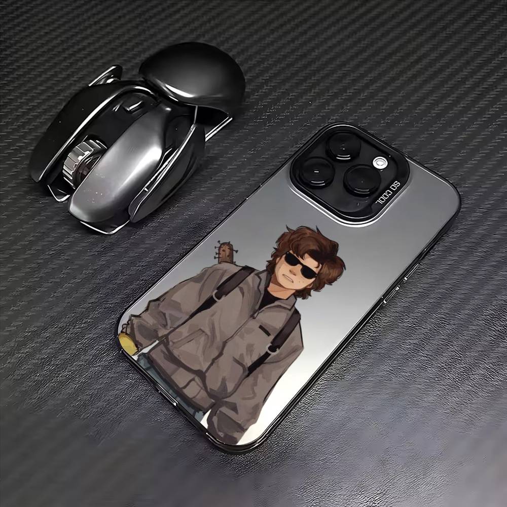 

D-Djo Singer J-Joe K-Keery Чехол для телефона для iPhone17,16,15,14,13,12,11 Plus,Pro Max Цветной Серебряное покрытие Внутренняя крышка iPhone16e