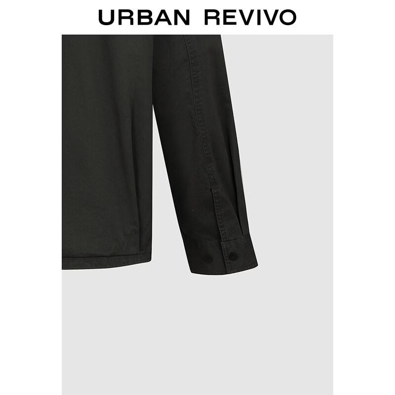 UR Herren Mode Hemd mit Knopfleiste und Revers