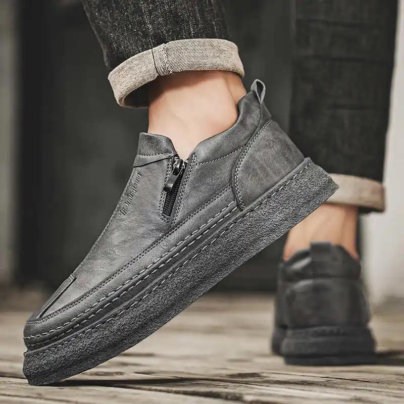 Fashion Zimni Parkside Men's Boot Shoes White Boot Short Men's Shoes Gray Sneakers Sport Boty Snaeker Teni Outings College Tene