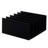 Desktop File Sorter Desk File Organizer File Rack Metal Magazine Rack Office School Supplies for Paper Management