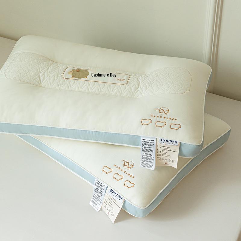 

Подушка для поддержки шеи из кашемирового протеина - Взрослая подушка для домашнего и гостиничного постельного белья 48*74*1