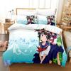 New Misaka Mikoto Bedding Set Single Twin Full Queen King Size Bed Set Adult Kid Bedroom Duvet cover Sets 3D Anime Bed Sheet Set