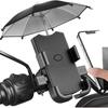 Electric Battery-Powered Shockproof Waterproof Phone Holder for Motorcycle & Bicycle Navigation