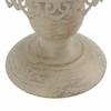 4.13in Birdcage Candle Holder White Retro Iron Candle Stand  Home Tabletop Decor