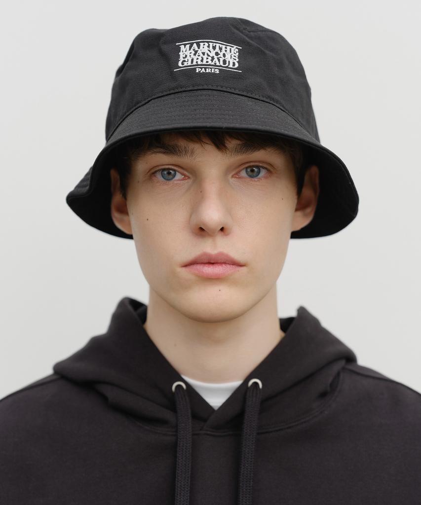 Malittepeulangsowajeobeo Classic Logo Bucket Hat Black