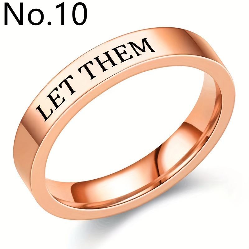 

1 шт., штабелируемые кольца с вдохновляющей гравировкой для женщин, индивидуальный поощрительный подарок для сестер из женского общества, подарок дружбы, подарок на выпускной