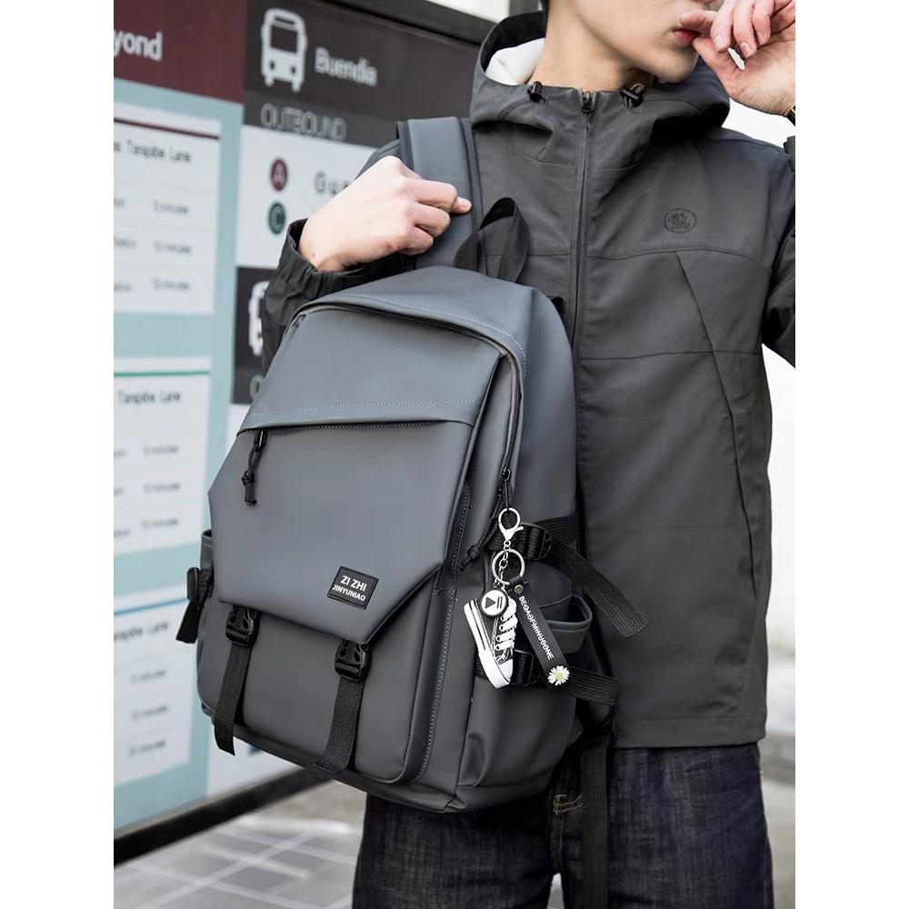 Men's Casual Large Capacity Backpack Travel Bag Lightweight Computer Bag Backpack Junior High School Student School Bag Women's Bag