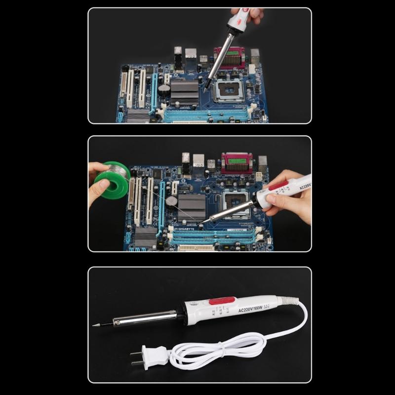 Professional 60W Adjustable Double Temperature Welding Tool Featuring 30s Heat Up & Safety Protective For Industrial Use