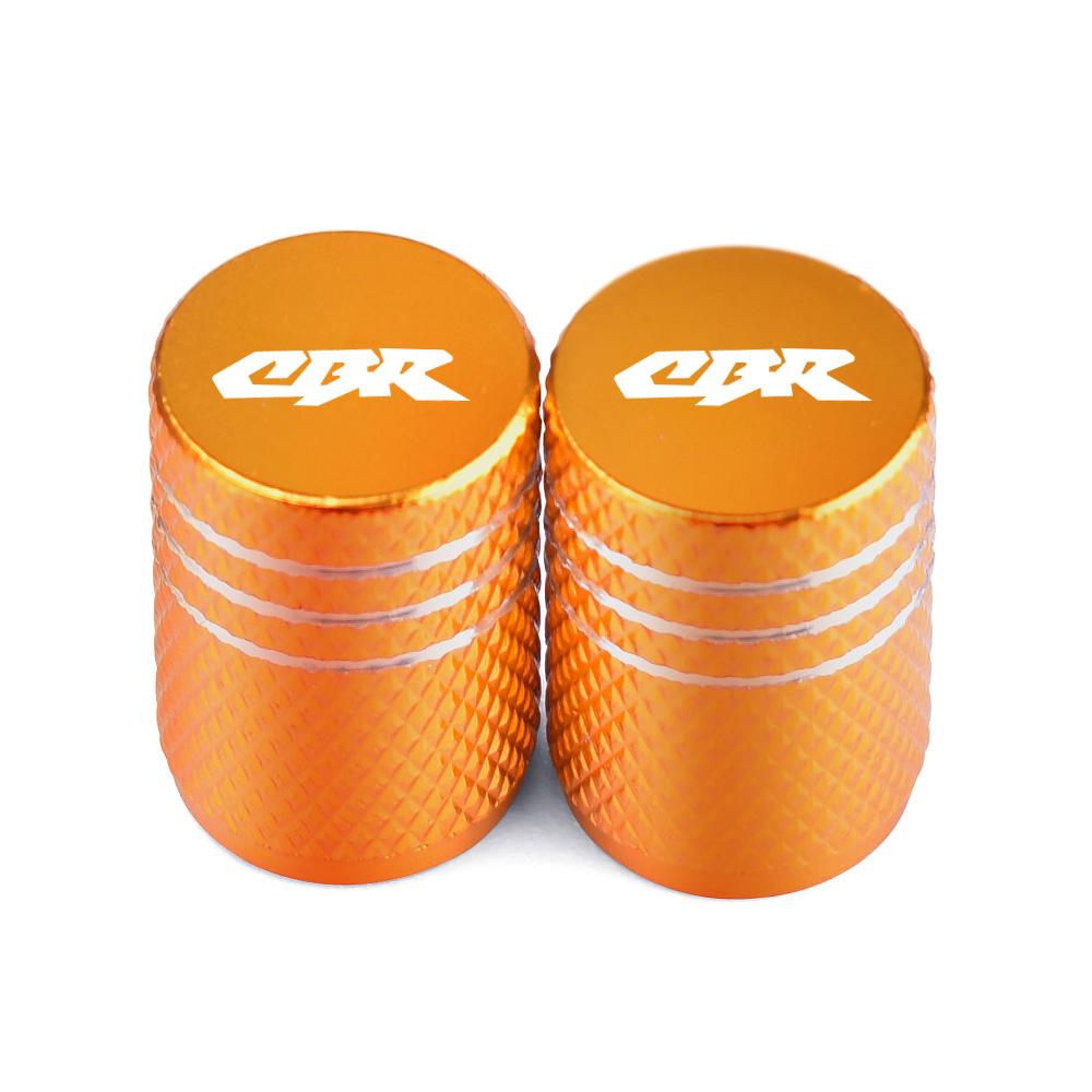 CBR Motorcycle Tire Valve Air Port Stem Cover Cap Plug CNC Aluminum Accessories For Honda CBR125 250 250R CBR600 F2 F3 F4 F4i