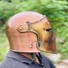 Barbuta Helmet   Medieval Knight Armor 18g Mild Steel Helmet  LARP Cosplay Halloween Costume Barbuta Visored Warrior Helmet