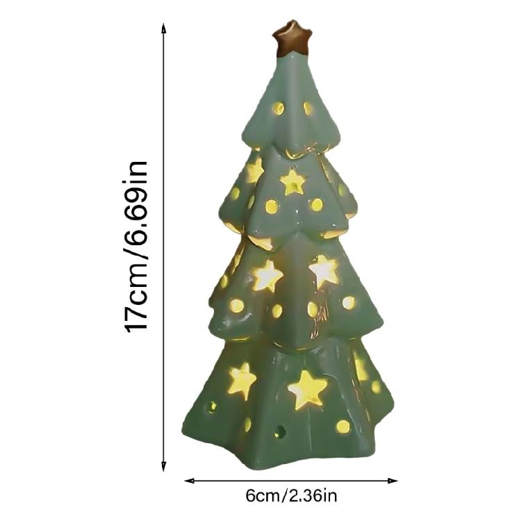 Ceramic Star Christmas Tree Ornament Unique Ceramic Star Christmas Tree Decoration Smooth and Durable Home Ornament