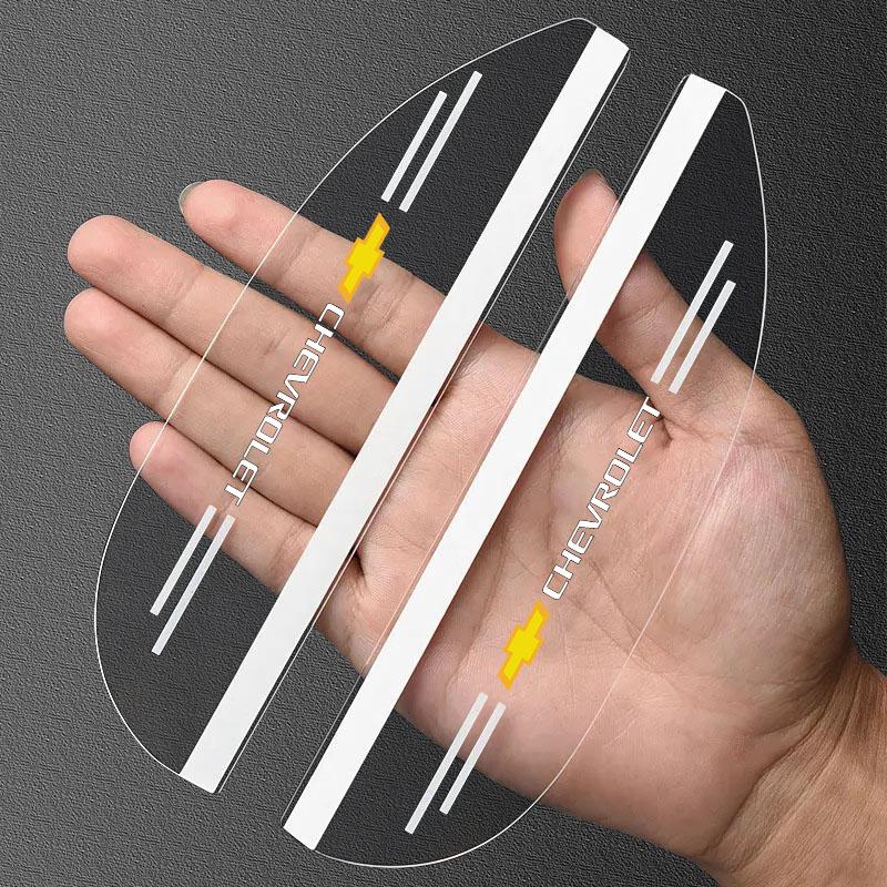 2PCS Transparent Car Rearview Mirror Rain Eyebrow Visor Cover for Chevrolet Cruze Captiva Trax Malibu Tahoe Equinox Sail Aveo