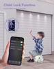 Graffiti WiFi Smart Roller Shutter Switch - Voice Control with Alexa, Tempered Glass Panel